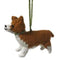 Hand Knit Alpaca Wool Christmas Ornament - Corgi Dog Arcadia Home
